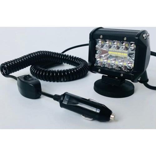 60w Car led magnet holder Mounts Auto led bar Magnetic base Spot light Combo lamp Offroad Truck 4x4 headlight headlamp 12v-24v