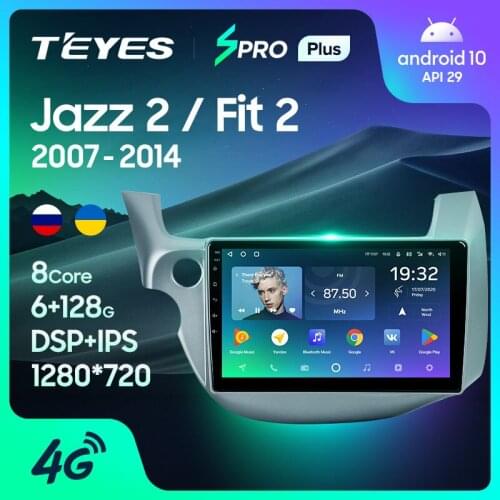TEYES SPRO Plus For Honda Jazz 2 GG 2008 - 2014 Fit 2 GE 2007 - 2014 Car Radio Multimedia player Navigation No 2din 2 din DVD