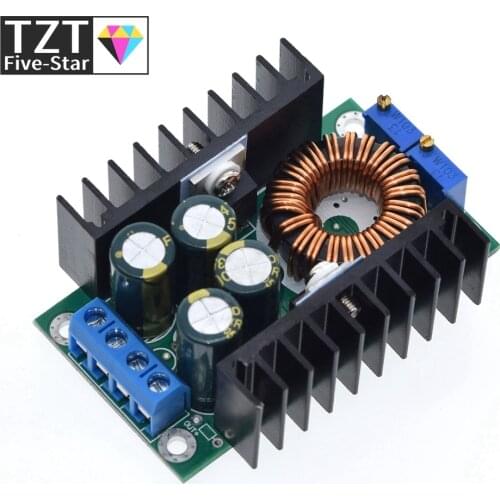 TZT DIY Electric Unit High quality C-D C CC CV Buck Converter Step-down Power Module 7-32V to 0.8-28V 9A 300W XL4016