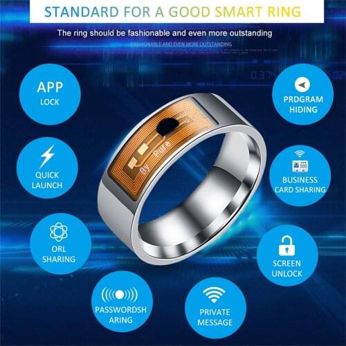 NFC Smart Ring Multifunctional Waterproof Intelligent Magic Smart Wear Finger Digital Ring For Android Windows NFC Mobile Locks