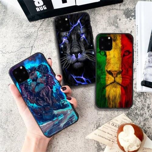 Domineering cool lion Phone Case for iPhone 11 12 Pro mini pro XS MAX 8 7 6 6S Plus X 5S SE 2020 XR