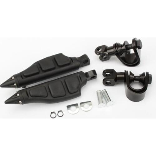 1 Pair Motorcycle Foot Pedal for Harley Chopper Bobber Floorboards Clamps Engine Crash Bar Guard Footrest Mount Foot Rests Parts