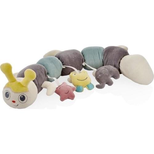 Green Sleeping Friend Quirky Caterpillar Green Big 40cm Caterpillar Figure Soft Quality Baby Casual Comfort Pillow Baby Decorative