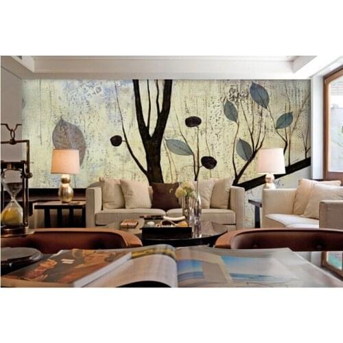 The custom 3D murals,the art of oil painting abstract wild fruit tree ,living room sofa TV wall bedroom wall paper