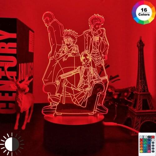 3d Lamp Anime Nana Black Stone for Bedroom Decoration Night Light Birthday Manga Gift Room Decor Table Led Night Light Nana