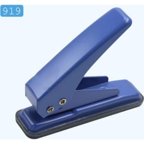 Single Holes Paper Puncher 9190 Standard Punch, Adjustable Desktop Hole Punch, 20 Sheets Capacities