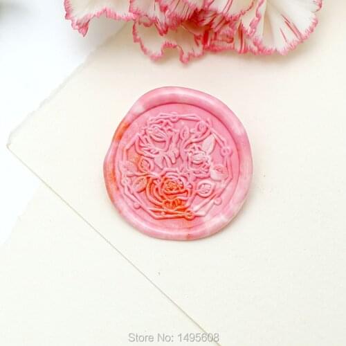 Flower Wax Seal Stamp,Flora Gift Sealing Wax Seal/gift Wax Stamp, invitation seal,stamp decoration ,envelops stamp