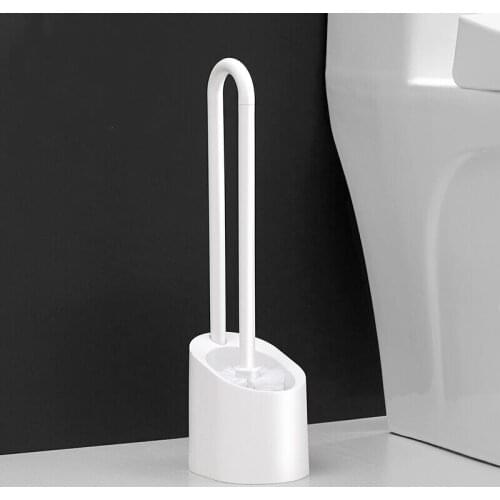 Toilet Brush Holder Stand Home Long Handle New Soft Hair Bathroom Cleaning Toilet Wash Brush Set Toilet Boal Accessory 3 Color