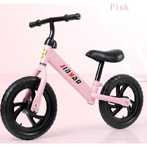 LazyChild Kids Balance Bike No Pedals Height Adjustable Bicycle Riding Walking Learning Scooter With 360° Rotatable Handlebar