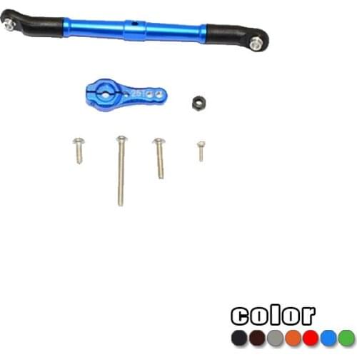 GPM ALUMINIUM ADJUSTABLE SERVO ROD & 25T SERVO HORN For AXIAL SCX10 II 90047 RC Upgrade