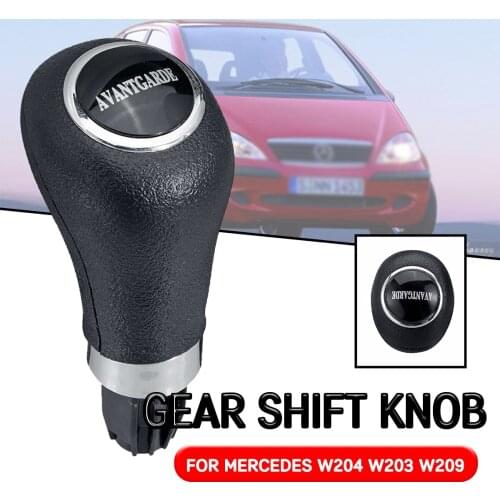 For MERCEDES-Benz W204 W203 W209 W207(C207) Car Gear Shift Knob Automatic AT AVANTGARDE Gear Lever Shifter Gaitor