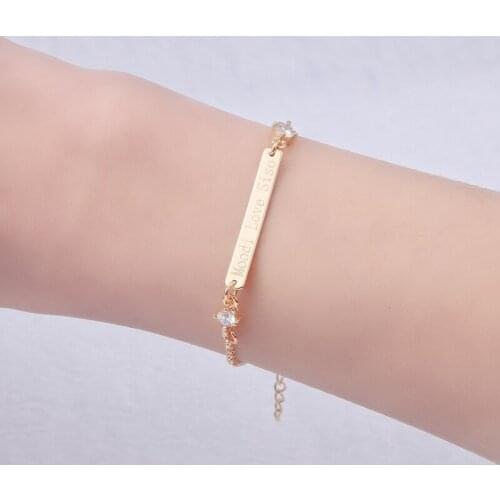 DUOYING Engraved Bracelets