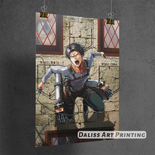 Canvas Anime Attack on Titan ackerman Pictures Home Decoration Paintings Poster HD Prints Wall Art Modular Living Room Framed