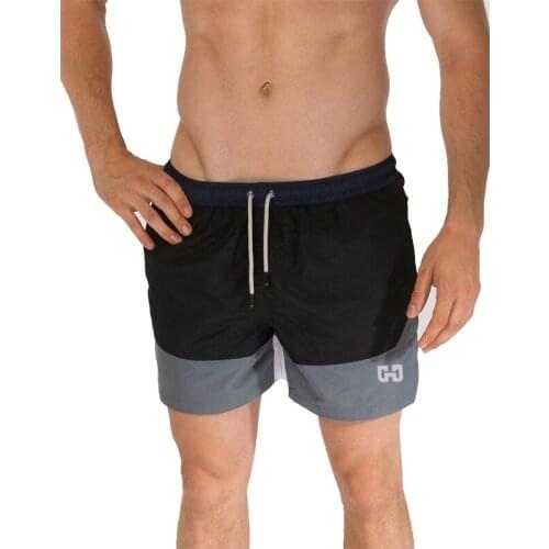 Summer Running Shorts Men Sports Fitness Shorts Quick Dry Jogging Sport Gym Short Black Stitching Casual Sweatpants Training