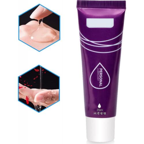 25ML Sex Lubricant Transprant long-lasting Ultra-silky Anal Lubricant Water-based Sex Oil Cream Vaginal and Anal Gel Sex Product
