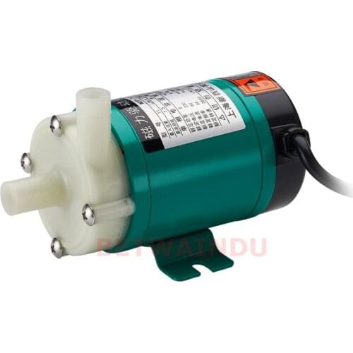 6W MP-6R Magnetic Drive Pump 110V/ 220V-240V for Industry Liquid Circulation Corrosion Resistant 8L/MIN Max