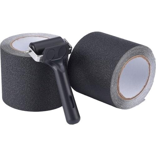 Non Slip Safety Grip Tape with Roller Anti-Slip Indoor/Outdoor Stickers Strong Adhesive Safety Traction Tape Stairs Floor Ground