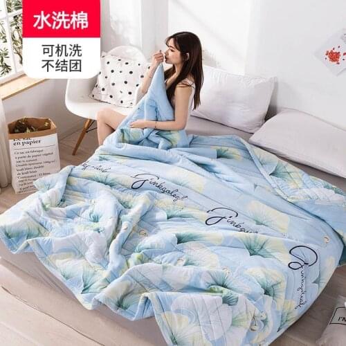 2021 Cotton Blankets Throws Adult Thick Summer Blankets Home Super Soft Duvet Luxury Colorful Blankets On Twin Bedding