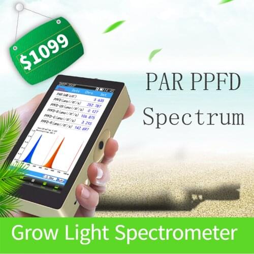 PAR PPFD(umol/m2/s) Meter Spectrometer Spectrum Analyzer OHSP350P HOPOCOLOR Light Illuminance (lux)