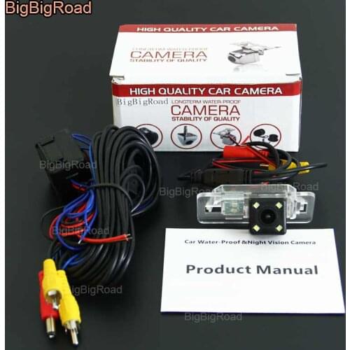 BigBigRoad Car Rear View Backup Reverse parking Camera with power relay / Filter For Mini cooper R50 R52 R53 R56 2001--2008