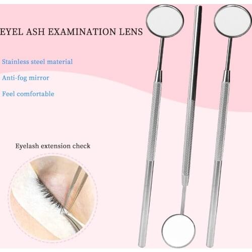 Dental Mouth Mirror Multifunction Checking Eyelash Extension Stainless Steel Teeth Whitening Clean Oral Eyelash Supplies Tools