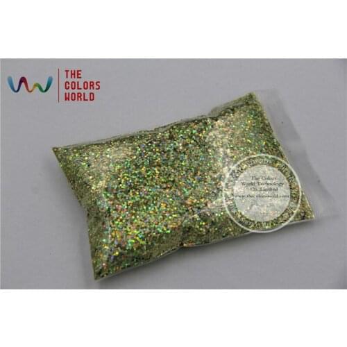 TCA211 Laser Lazurite Gold 1.0MM 040 Size Color Glitter Powder,Holographic Glitter for nail or Other Decoration