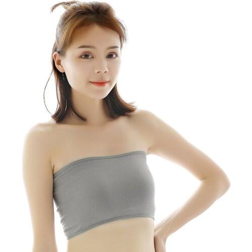 Modal Tube Top Womens Underwear Allmatch Binding Wrapped Chest Flat Mouth Widened And Lengthened
