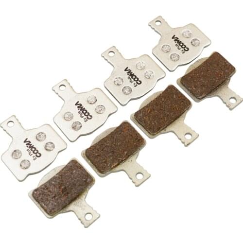 Bicycle Disc Brake Pads for Magura MT2 MT4 MT6 MT8 MTS, 4 Pairs, Ex Plus, Aluminum Alloy Backing