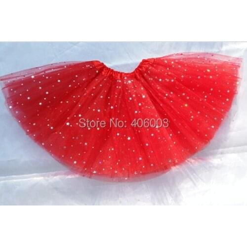 2014 fashion saia tulle bow sequin tutu skirt girls dance pettiskirt black tutu skirt free shipping