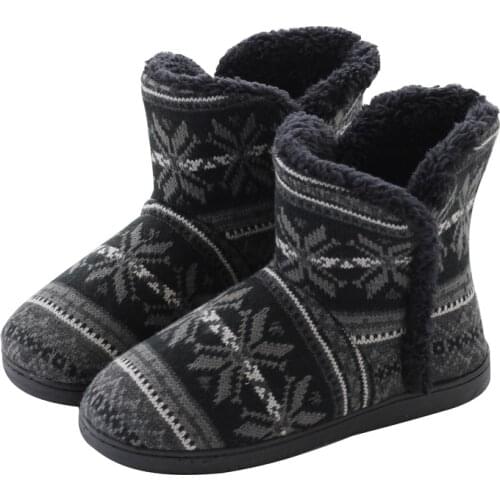 Women Winter Snow Boots Plush Comfortable Non-Slip Thick-Soled Household Shoes Casual All-Match Flat-Bottomed Cotton Boots
