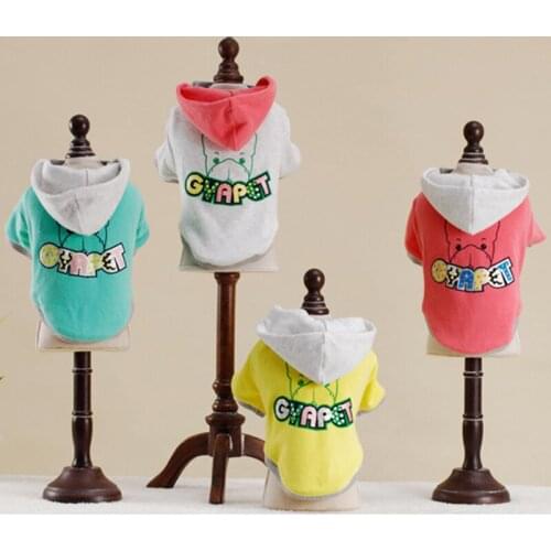Pet Dog Winter Clothes for Small Dogs French Bulldog Removable Hat Design Costume Soft Warm Hoodies for Chihuahua Yorkie Outfit