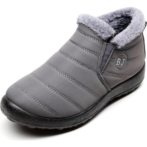 ZANPACE Womens Snow Boots Winter Unisex Waterproof Shoes Keep Warm Plush Antiskid Bottom Cotton Fashion Casual Boots