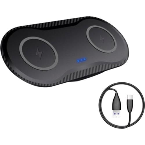 NEW-30W Fast Wireless Charger for IPhone 12 11 XS XR X 8 Pro 2 in 1 Dual Seat Wireless Charging Pad