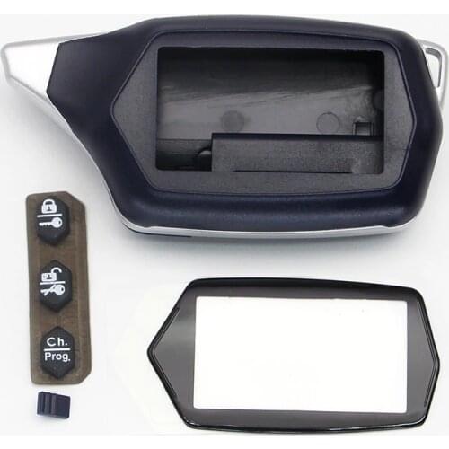 Body case alarm keychain shell for Russia version starline C9 C4 C6 lcd two way car remote Twage C9 key fob cover