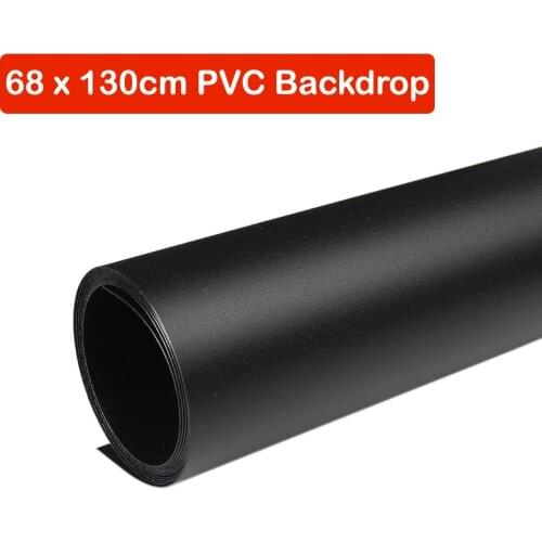 68 x 130cm Black PVC Material Backgrounds Backdrop Anti-wrinkle for Photo Studio Photography Background Equipment