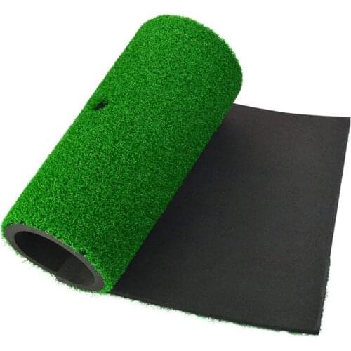 Golf Hitting Mat 60x30cm Practice Rubber Tee Holder Eco-friendly Green Golf Hitting Mat Indoor Backyard Training Hitting Pad