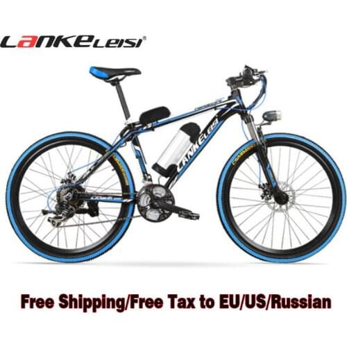 Mountain Electric Bike Lankeleisi MX3.8 48V 10Ah 400W/500W 21 Speed 26 Inches*1.95 Wheel Aluminum Alloy Frame