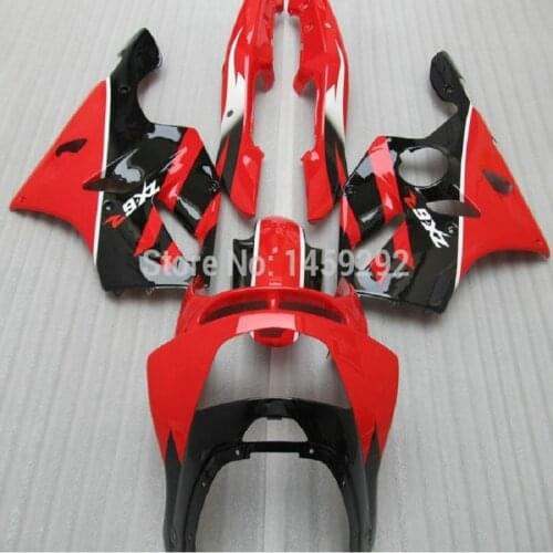 Hot sales For KAWASAKI NINJA ZX6R 94 94 95 Red black 96 97 ZX-6R ZX 6R 1994 1995 1996 1997 red black Fairing Kit