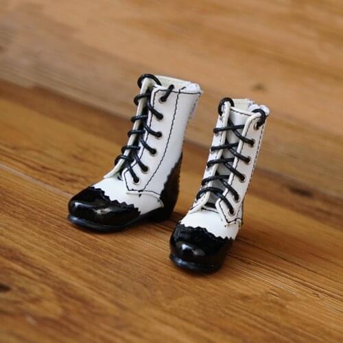 BJD doll shoes are suitable for 1/3 1/4 SD MSD size British denim matching color handsome leisure ankle boot doll accessories