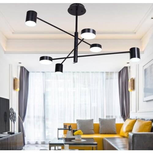Post-modern Diy Geometric Lines String Light Led Pendant Light For Living Room Dining Room Bedroom lampen industrieel