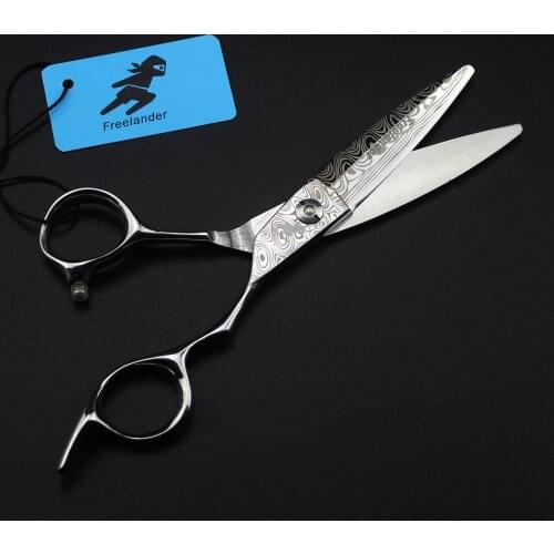 Professional 440c 6 inch Willow hair scissors cutting barber tools makas hot shears hairdressing scissors