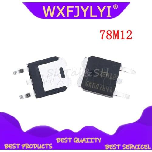 20PCS 78M12 TO-252 L78M12CDT TO252 L78M12 TO-252-2(DPAK) 12V voltage regulator new and original