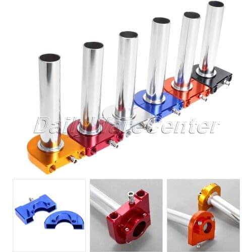 Mgoodoo 7/8" 22mm Motorcycle Hand Grips Handlebar Throttle Tube Lever Control Aluminum Universal For Honda KTM Dirt Bike Scooter