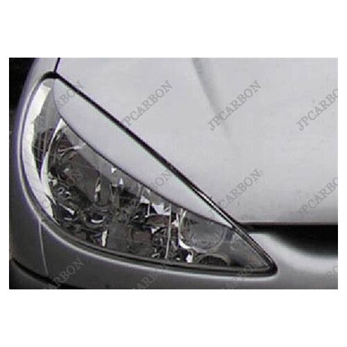 Fiberglass Headlight Eyebrows Eyelids Covers for 1998-2012 Peugeot 206 206cc Type B