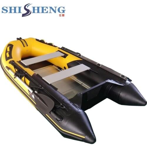 Top Quality Aluminum Work Fishing Boat Aluminum Floor Rowing Boat For Sale