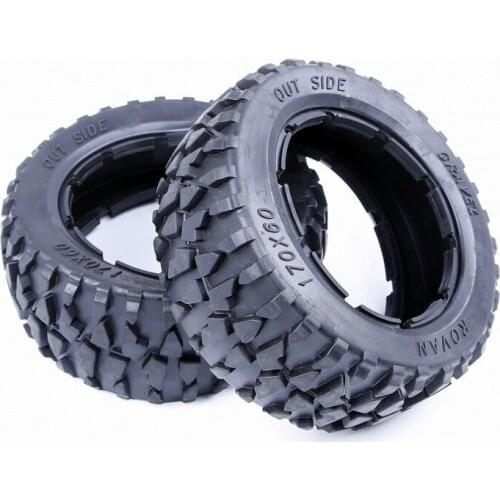 1/5 scale rc baja Spare parts Rovan parts 5B Front Gravel tyre skin set 95206