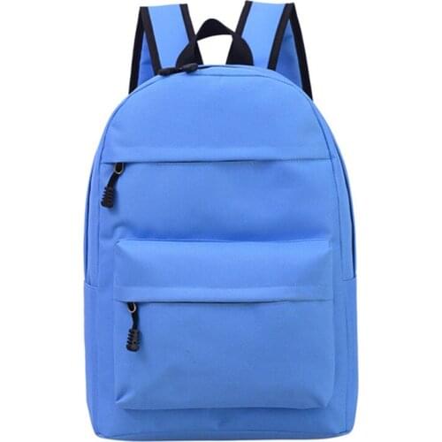 2021 Solid Color Women Backpack High Quality Cute Backpacks Female School Bags For Teenagers Girls Travle Bag Mochila Escolar