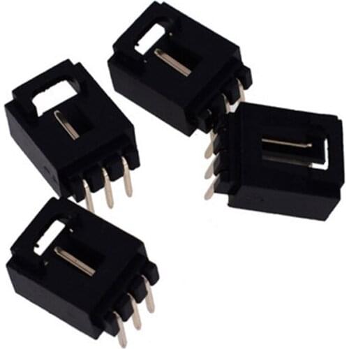 50PCS 3PL Dupont Jumper Wire Cable Housing Male Pin Connector 2.54mm Pitch AHS