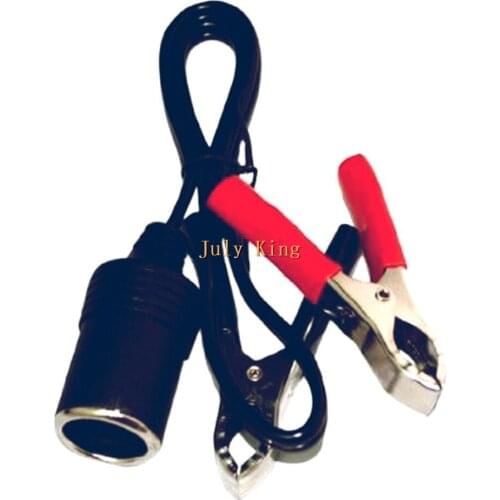 2Pcs 50cm Car Battery Dual Connection Clip, Battery Double Clamp Extension Power Line, Overload Current 15A Overload Voltage 12V