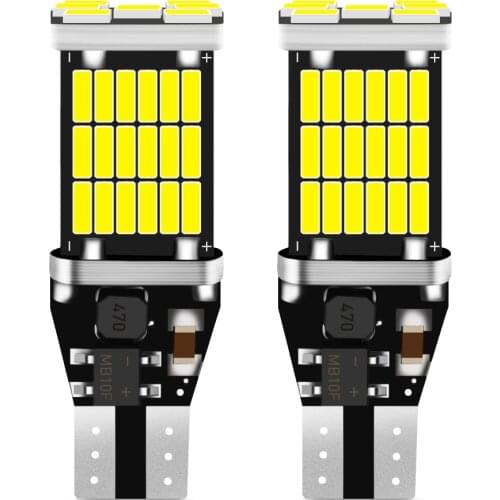 2x Canbus T15 LED Bulb Car Backup Reverse Light for Opel Antara Astra K J H G Crossland X Grandland X Insignia Mokka X Signum